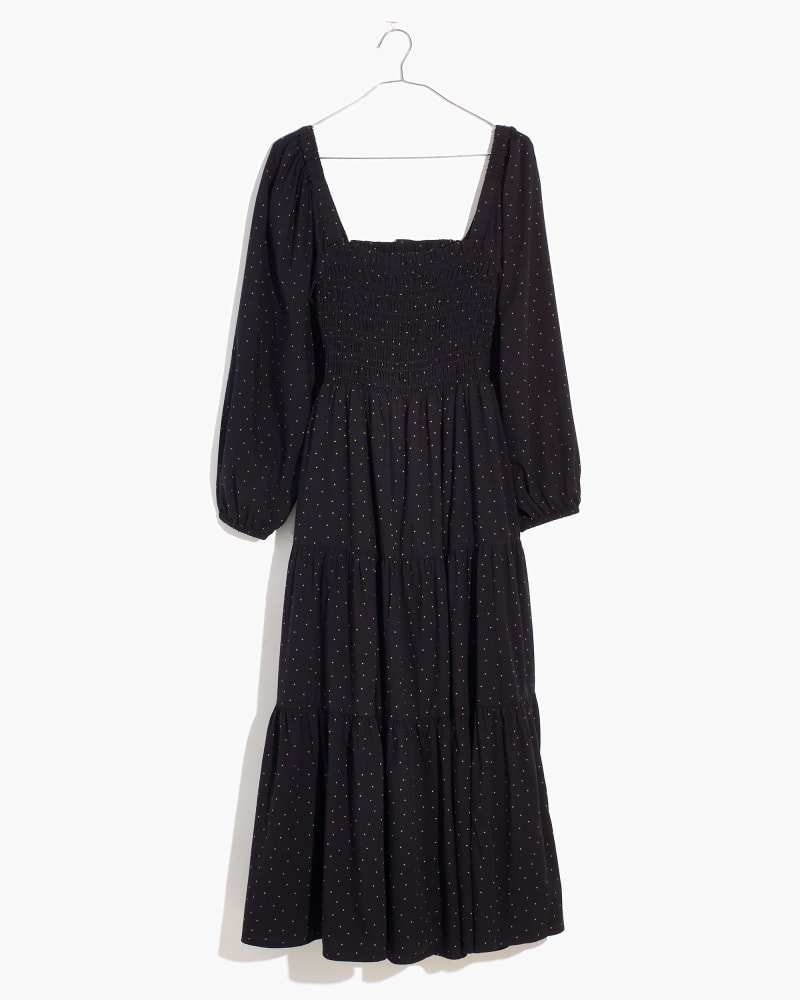 Front of a size 1X LS DOT LUCIE- BACK CUT OUT in Black by Madewell. | dia_product_style_image_id:235566